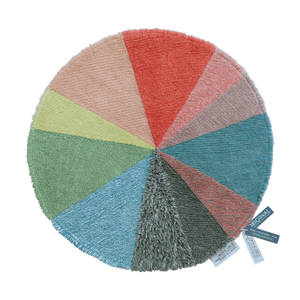Wasbare vloerkleden - Lorena Canals wasbaar vloerkleed Pie Chart - Vloerkledenloods
