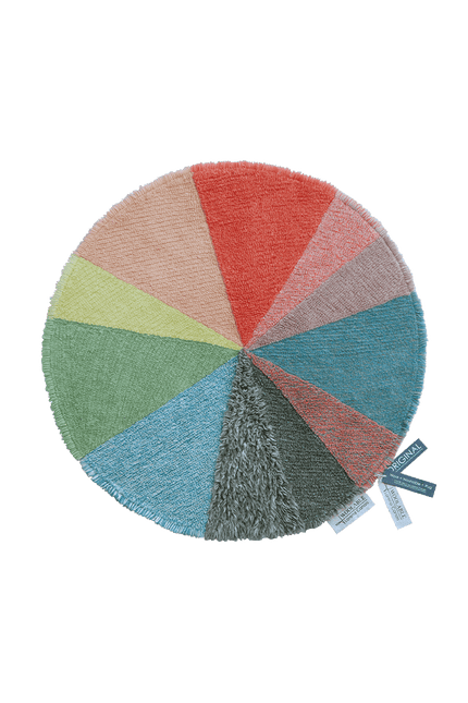 Wasbare vloerkleden - Lorena Canals wasbaar vloerkleed Pie Chart - Vloerkledenloods