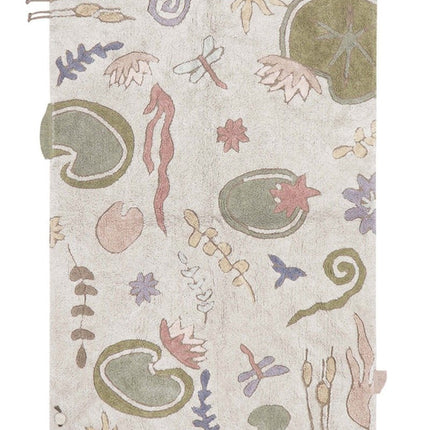 Wasbare vloerkleden - Lorena Canals wasbaar vloerkleed Play Botanic Fantasy - Vloerkledenloods