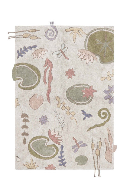 Wasbare vloerkleden - Lorena Canals wasbaar vloerkleed Play Botanic Fantasy - Vloerkledenloods