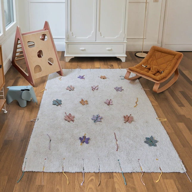 Wasbare vloerkleden - Lorena Canals wasbaar vloerkleed Play Wildflowers - Vloerkledenloods