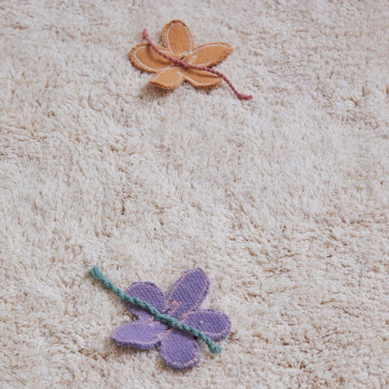 Wasbare vloerkleden - Lorena Canals wasbaar vloerkleed Play Wildflowers - Vloerkledenloods