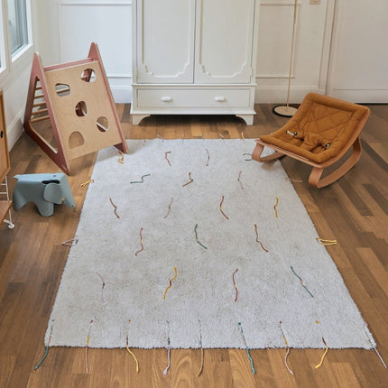 Wasbare vloerkleden - Lorena Canals wasbaar vloerkleed Play Wildflowers - Vloerkledenloods