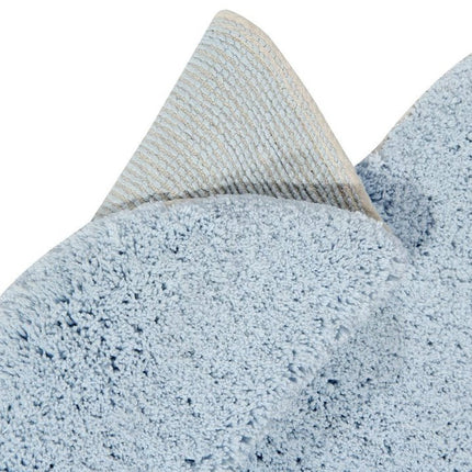 Wasbare vloerkleden - Lorena Canals wasbaar vloerkleed Puffy Dream Blauw - Vloerkledenloods
