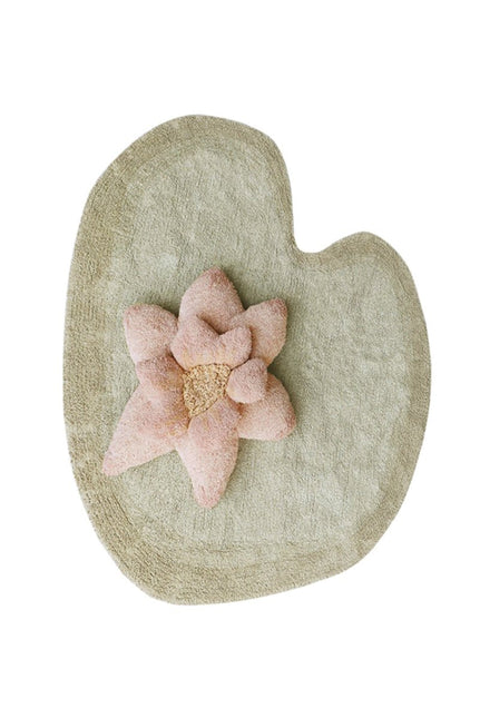 Wasbare vloerkleden - Lorena Canals wasbaar vloerkleed Puffy Lily - Vloerkledenloods