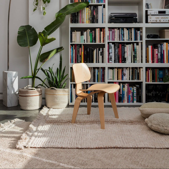 Wasbare vloerkleden - Lorena Canals wasbaar vloerkleed Reversible Duetto Salie - Vloerkledenloods