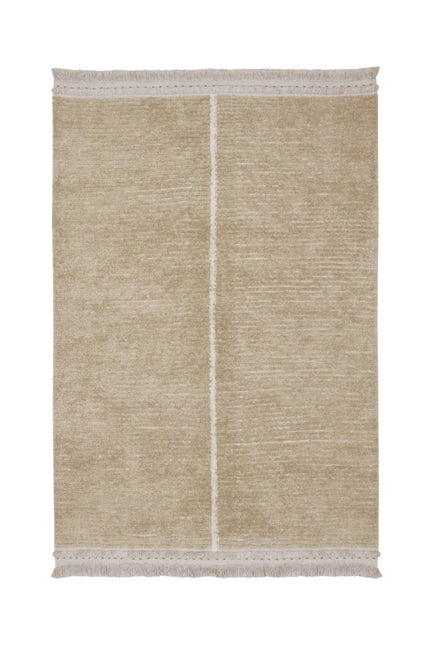 Wasbare vloerkleden - Lorena Canals wasbaar vloerkleed Reversible Duetto Salie - Vloerkledenloods