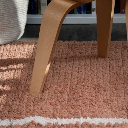 Wasbare vloerkleden - Lorena Canals wasbaar vloerkleed Reversible Duetto Toffee - Vloerkledenloods
