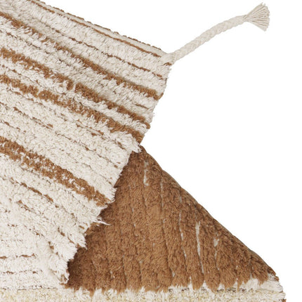 Wasbare vloerkleden - Lorena Canals wasbaar vloerkleed Reversible Twin Toffee - Vloerkledenloods