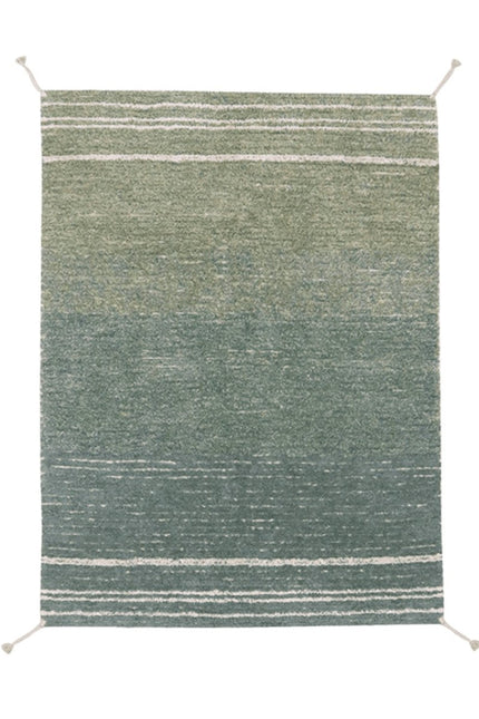 Wasbare vloerkleden - Lorena Canals wasbaar vloerkleed Reversible Twin Vintage Blauw - Vloerkledenloods
