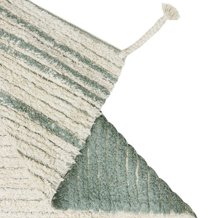 Wasbare vloerkleden - Lorena Canals wasbaar vloerkleed Reversible Twin Vintage Blauw - Vloerkledenloods