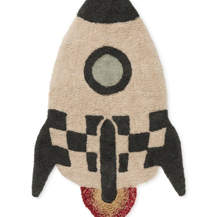 Wasbare vloerkleden - Lorena Canals wasbaar vloerkleed Rocket - Vloerkledenloods