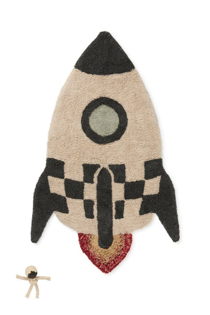 Wasbare vloerkleden - Lorena Canals wasbaar vloerkleed Rocket - Vloerkledenloods