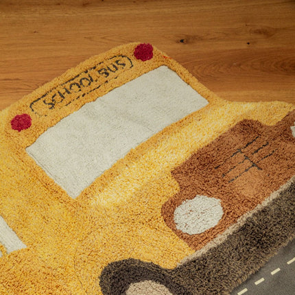 Wasbare vloerkleden - Lorena Canals wasbaar vloerkleed School Bus - Vloerkledenloods