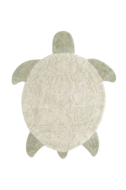 Wasbare vloerkleden - Lorena Canals wasbaar vloerkleed Sea Turtle - Vloerkledenloods