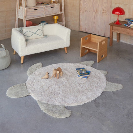 Wasbare vloerkleden - Lorena Canals wasbaar vloerkleed Sea Turtle - Vloerkledenloods