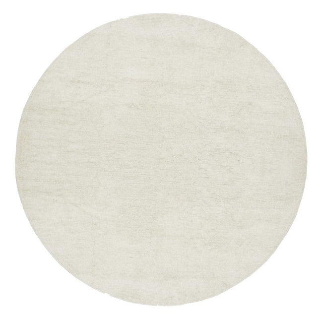 Wasbare vloerkleden - Lorena Canals wasbaar vloerkleed Silhouette Rond Naturel - Vloerkledenloods