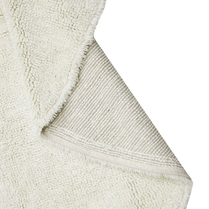 Wasbare vloerkleden - Lorena Canals wasbaar vloerkleed Silhouette Rond Naturel - Vloerkledenloods