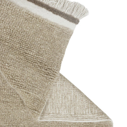 Wasbare vloerkleden - Lorena Canals wasbaar vloerkleed Steppe - Sheep Beige - Vloerkledenloods