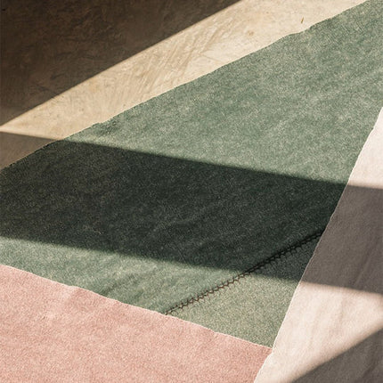 Wasbare vloerkleden - Lorena Canals wasbaar vloerkleed Stonewashed Duck Groen - Vloerkledenloods