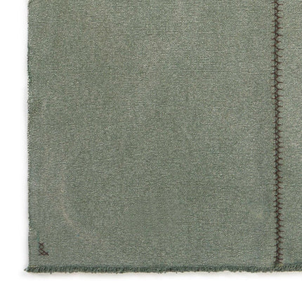 Wasbare vloerkleden - Lorena Canals wasbaar vloerkleed Stonewashed Duck Groen - Vloerkledenloods