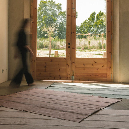 Wasbare vloerkleden - Lorena Canals wasbaar vloerkleed Stonewashed Soil Bruin - Vloerkledenloods