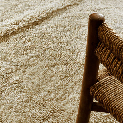 Wasbare vloerkleden - Lorena Canals wasbaar vloerkleed Tundra - Blended Sheep Beige - Vloerkledenloods