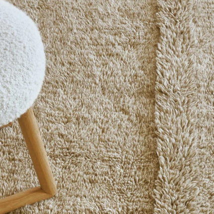 Wasbare vloerkleden - Lorena Canals wasbaar vloerkleed Tundra - Blended Sheep Beige - Vloerkledenloods