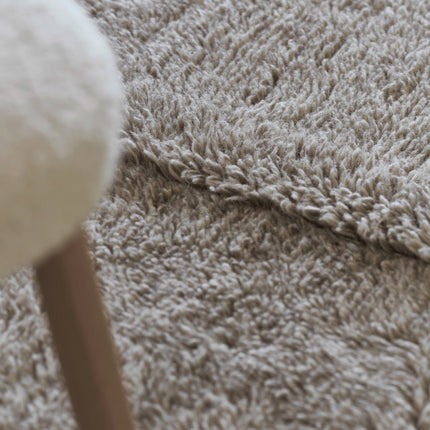 Wasbare vloerkleden - Lorena Canals wasbaar vloerkleed Tundra - Blended Sheep Grijs - Vloerkledenloods