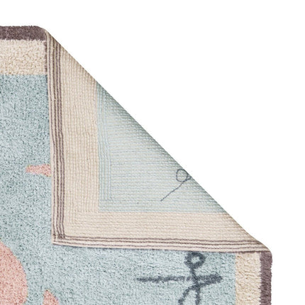 Wasbare vloerkleden - Lorena Canals wasbaar vloerkleed Vintage Map - Vloerkledenloods