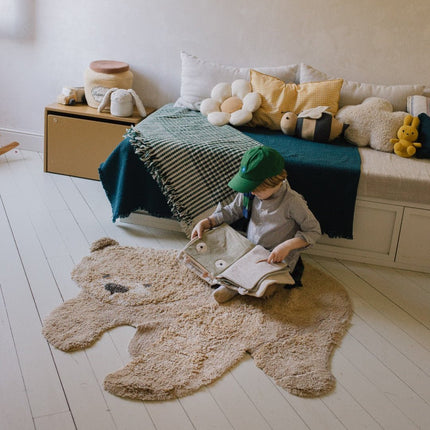 Wasbare vloerkleden - Lorena Canals wasbaar vloerkleed Washable Animal Bear - Vloerkledenloods