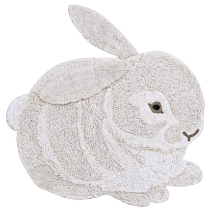 Wasbare vloerkleden - Lorena Canals wasbaar vloerkleed Washable Animal Bunny - Vloerkledenloods