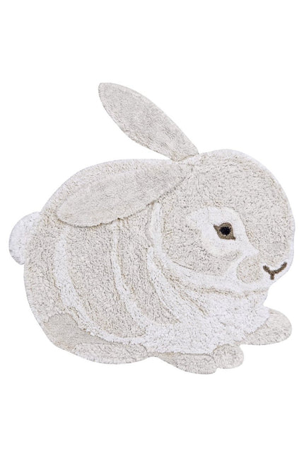 Wasbare vloerkleden - Lorena Canals wasbaar vloerkleed Washable Animal Bunny - Vloerkledenloods
