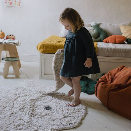 Wasbare vloerkleden - Lorena Canals wasbaar vloerkleed Washable Animal Bunny - Vloerkledenloods