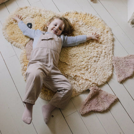 Wasbare vloerkleden - Lorena Canals wasbaar vloerkleed Washable Animal Ducky - Vloerkledenloods