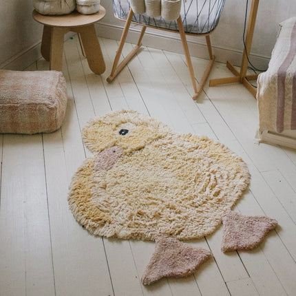 Wasbare vloerkleden - Lorena Canals wasbaar vloerkleed Washable Animal Ducky - Vloerkledenloods