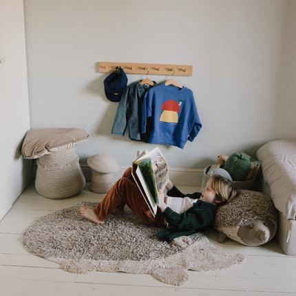 Wasbare vloerkleden - Lorena Canals wasbaar vloerkleed Washable Animal Hedgehog - Vloerkledenloods