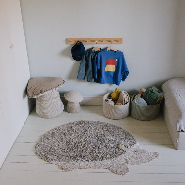 Wasbare vloerkleden - Lorena Canals wasbaar vloerkleed Washable Animal Hedgehog - Vloerkledenloods