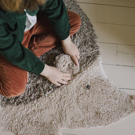 Wasbare vloerkleden - Lorena Canals wasbaar vloerkleed Washable Animal Hedgehog - Vloerkledenloods