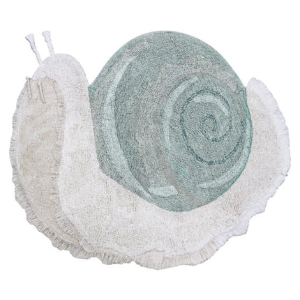 Wasbare vloerkleden - Lorena Canals wasbaar vloerkleed Washable Animal Snail - Vloerkledenloods
