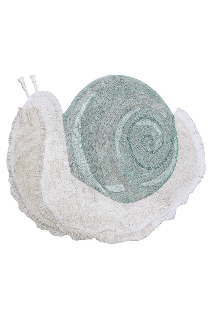 Wasbare vloerkleden - Lorena Canals wasbaar vloerkleed Washable Animal Snail - Vloerkledenloods