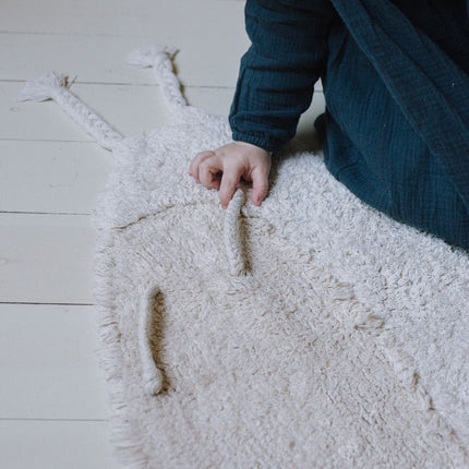Wasbare vloerkleden - Lorena Canals wasbaar vloerkleed Washable Animal Snail - Vloerkledenloods