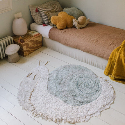 Wasbare vloerkleden - Lorena Canals wasbaar vloerkleed Washable Animal Snail - Vloerkledenloods