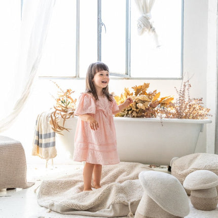 Wasbare vloerkleden - Lorena Canals wasbaar vloerkleed Washable Pinecone Ivoor - Vloerkledenloods