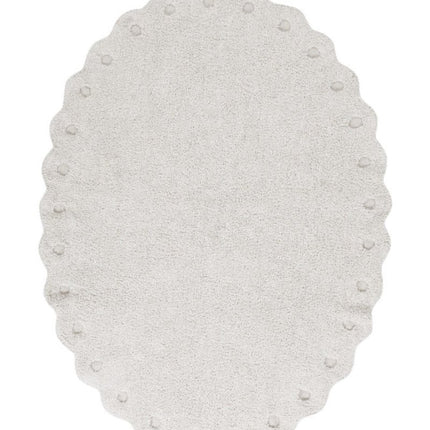Wasbare vloerkleden - Lorena Canals wasbaar vloerkleed Washable Pinecone Ivoor - Vloerkledenloods