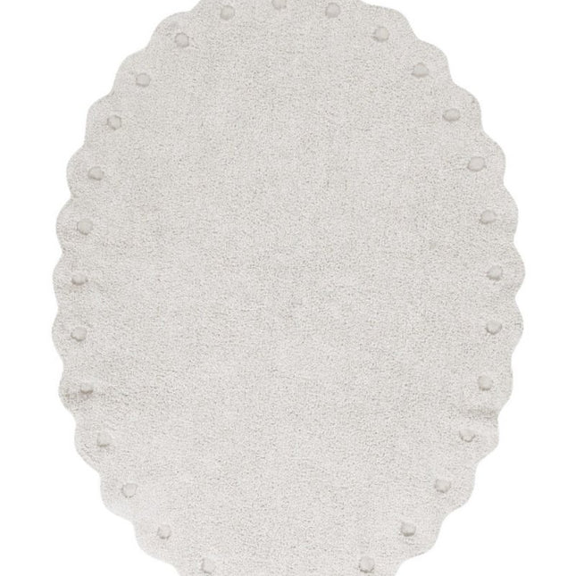 Wasbare vloerkleden - Lorena Canals wasbaar vloerkleed Washable Pinecone Ivoor - Vloerkledenloods