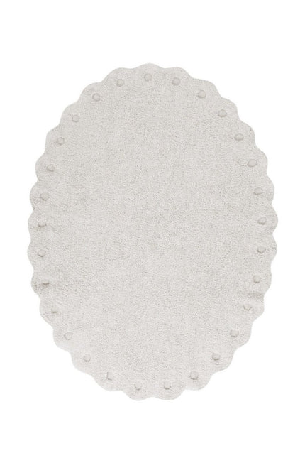 Wasbare vloerkleden - Lorena Canals wasbaar vloerkleed Washable Pinecone Ivoor - Vloerkledenloods