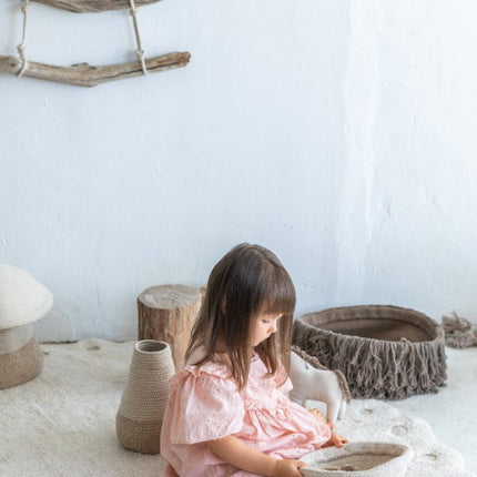 Wasbare vloerkleden - Lorena Canals wasbaar vloerkleed Washable Pinecone Ivoor - Vloerkledenloods