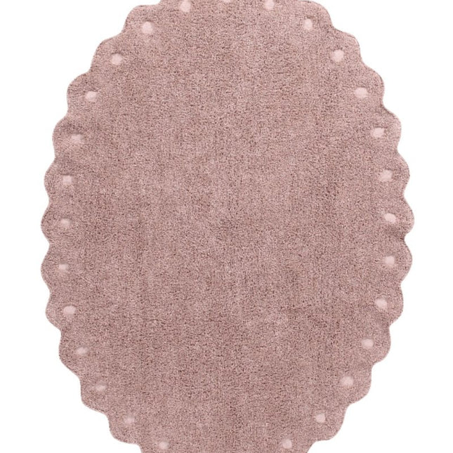Wasbare vloerkleden - Lorena Canals wasbaar vloerkleed Washable Pinecone Vintage Nude - Vloerkledenloods
