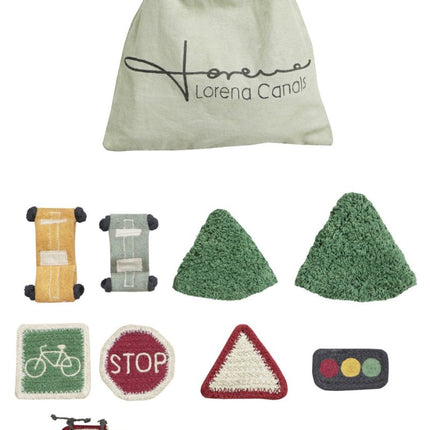 Wasbare vloerkleden - Lorena Canals wasbaar vloerkleed Washable Play Eco-City - Vloerkledenloods